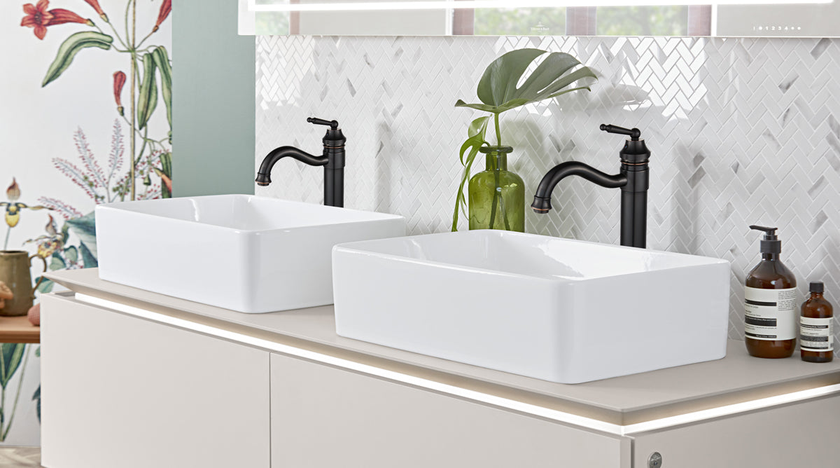 Bathroom single-hole faucet, simple and modern