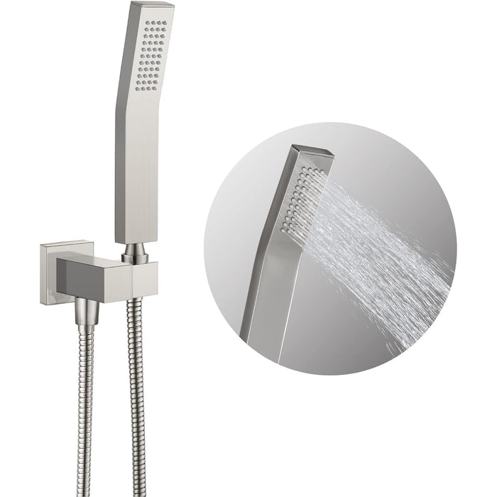 Gotonovo Brass L-Style Handheld Shower High Pressure Single Function Luxury Hand Shower