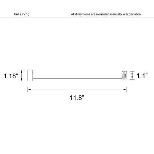 Extension Tube Shower Faucet Kit Bar for Shower System Bar Commercial