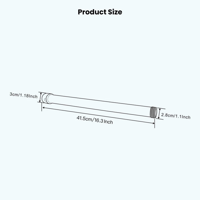 Extension Tube Shower Faucet Kit Bar for Shower System Bar Commercial