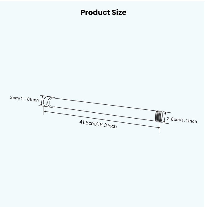 Extension Tube Shower Faucet Kit Bar for Shower System Bar Commercial