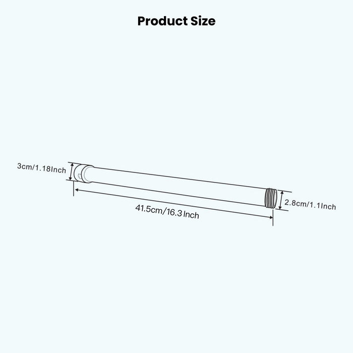 Extension Tube Shower Faucet Kit Bar for Shower System Bar Commercial