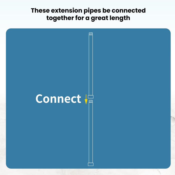 Extension Tube Shower Faucet Kit Bar for Shower System Bar Commercial