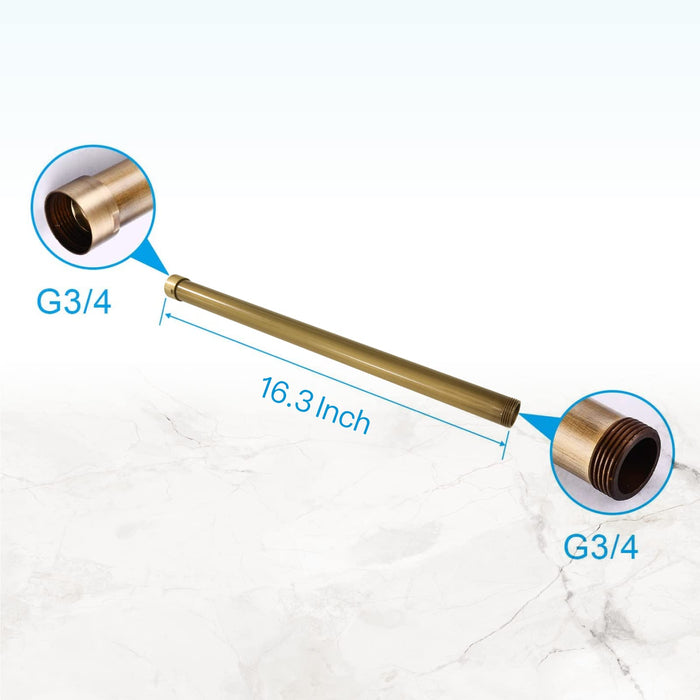 Extension Tube Shower Faucet Kit Bar for Shower System Bar Commercial