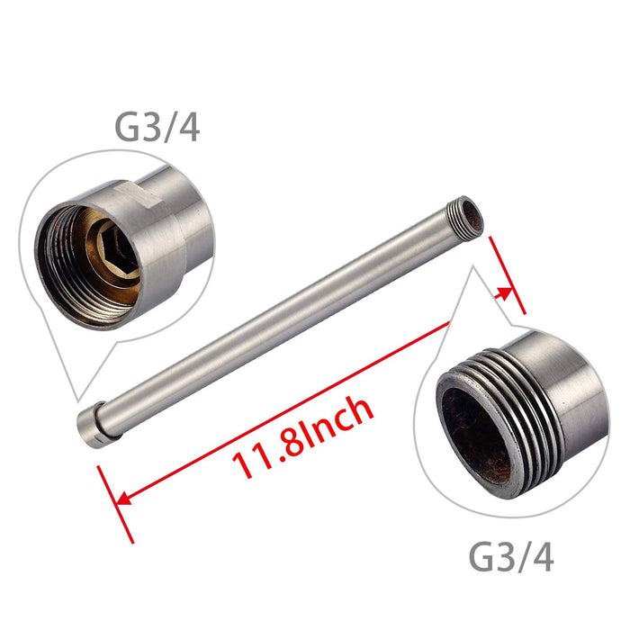 Extension Tube Shower Faucet Kit Bar for Shower System Bar Commercial