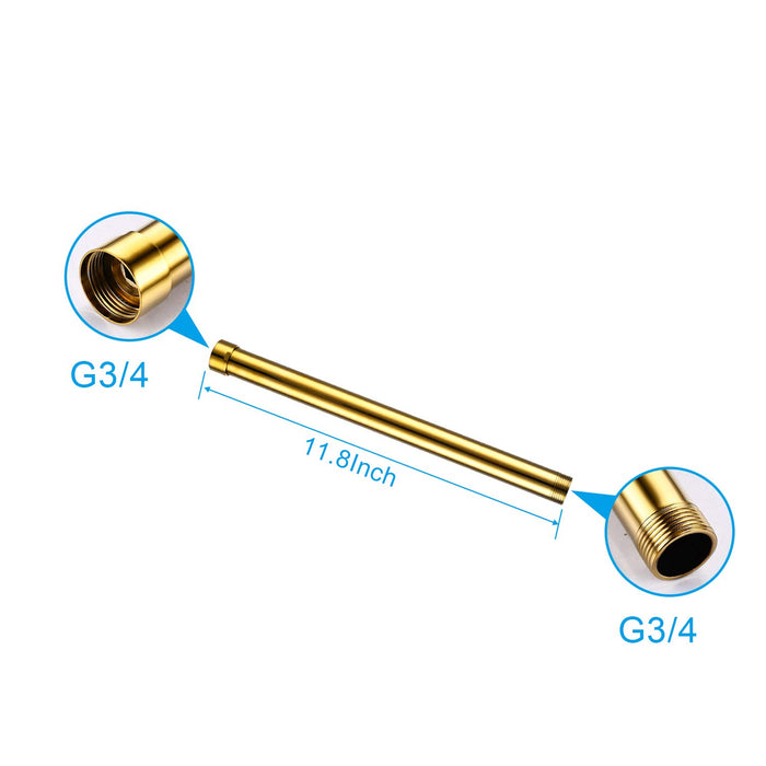 Extension Tube Shower Faucet Kit Bar for Shower System Bar Commercial