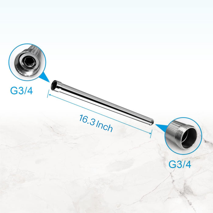 Extension Tube Shower Faucet Kit Bar for Shower System Bar Commercial