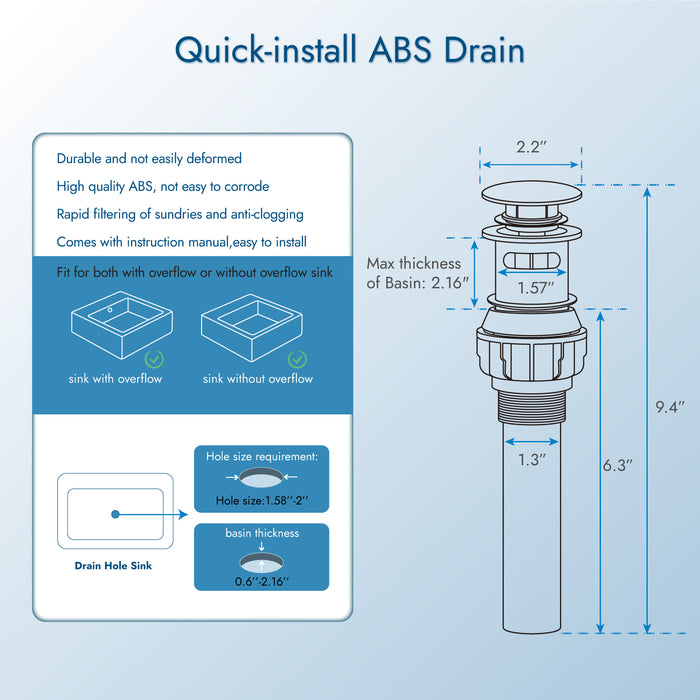 4'' Centerset Bathroom Lavatory Faucet Deck Mount 2 Handles Bathroom Sink Faucet Mixer Tap with Deck Plate Pop up Drain and Water Supply Hoses