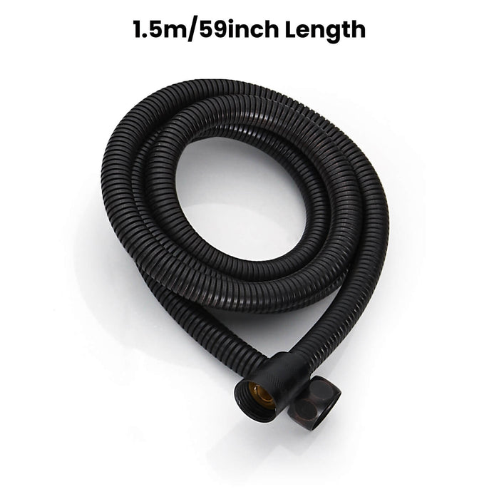 Gotonovo 304 Stainless Steel Replacement Shower Hose with Rubber Washer,Explosion-Proof(1.5m/ 1.8m hose length)