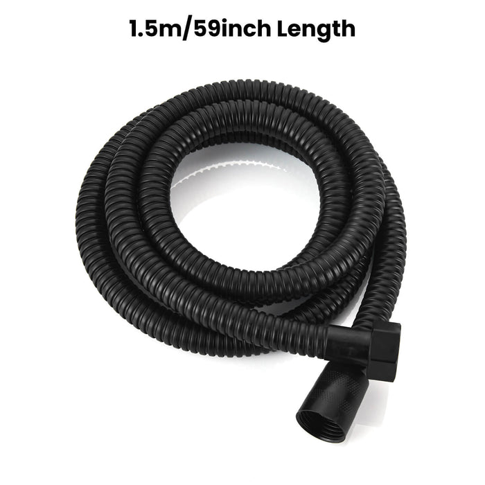 Gotonovo 304 Stainless Steel Replacement Shower Hose with Rubber Washer,Explosion-Proof(1.5m/ 1.8m hose length)