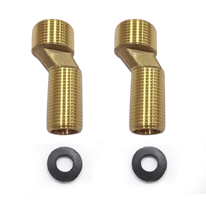 Solid Brass Bend Angle Adapter Faucet Adapter