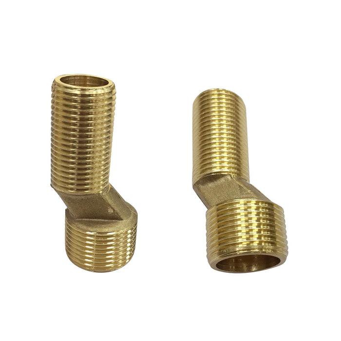 Solid Brass Bend Angle Adapter Faucet Adapter