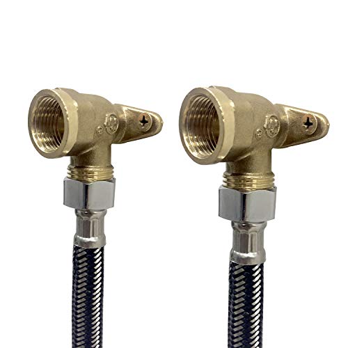 G1/2" Male x G1/2" Female Straight Thread Brass Pipe Fittings 90 Degree Drop Ear Elbow 1 Piece Nominal Copper Pipe Threaded