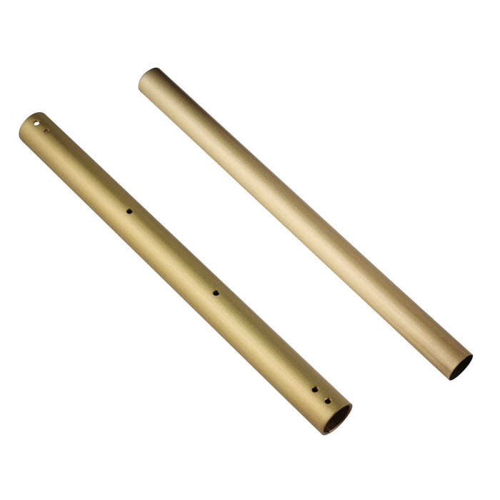 gotonovo Bathroom Shower Faucet Adjustable Rod Fittings Wall Mount Extension Tube Shower Faucet Kit Full Brass Construction