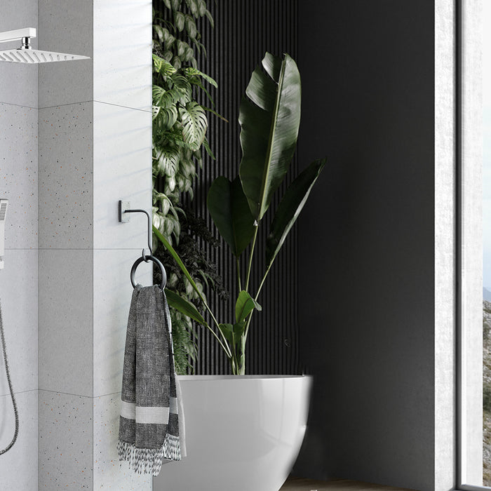Rainfall 10 inch Shower System Bathroom Luxury Rain Mixer Silver Shower Combo Set Wall Mounted Shower Head Systems with High Pressure Head Hand Held Square Shower Head Polished Chrome Rough-in Valve
