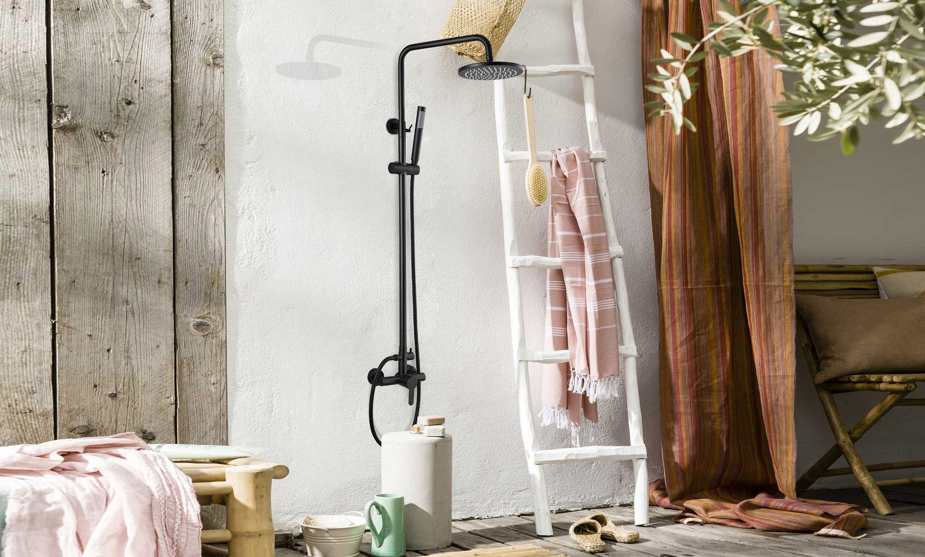 304 Stainless Steel Outdoor Shower System ,for Bathroom,yard,swimming pool or beach