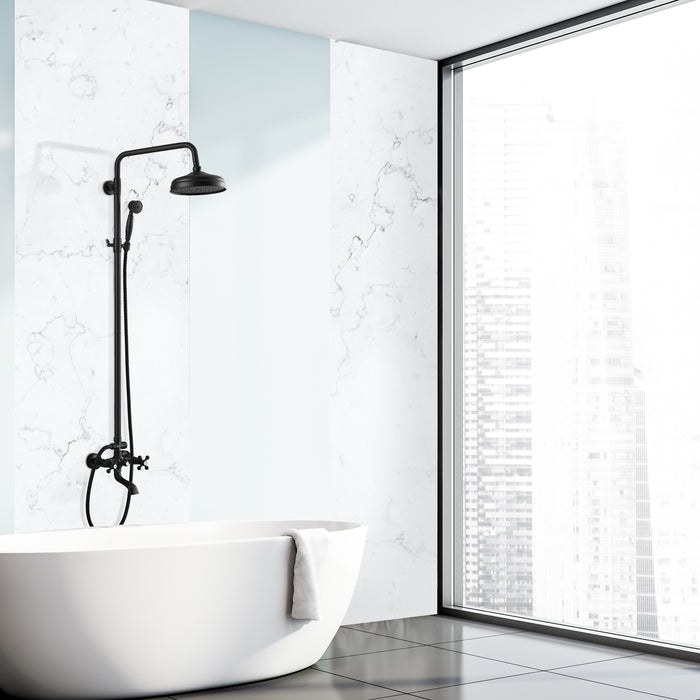Unique design: Two showers in a bathroom!