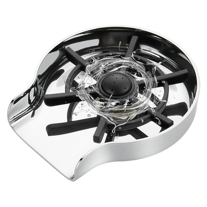 Gotonovo Gootsteen Glazenspoeler, Automatische Kraan Bar Cup Rinser Flessenwasmachine, Spoelbakken Accessoires, Bekerreiniger voor flessen, Glasreiniger Gootsteenbevestiging