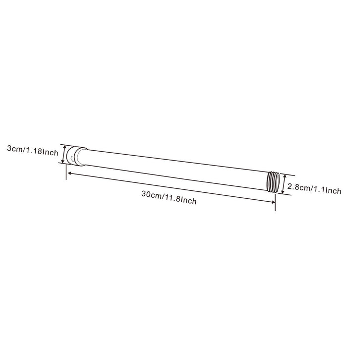Extension Tube Shower Faucet Kit Bar for Shower System Bar Commercial