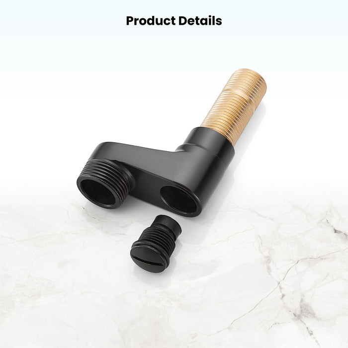 3-3/8 Inch Clawfoot Tub Adapter 2.17 Inch Extended Thread Adjustable Swing Arms Commercial Utility Eccentric Screw Plus Size 1 Pair