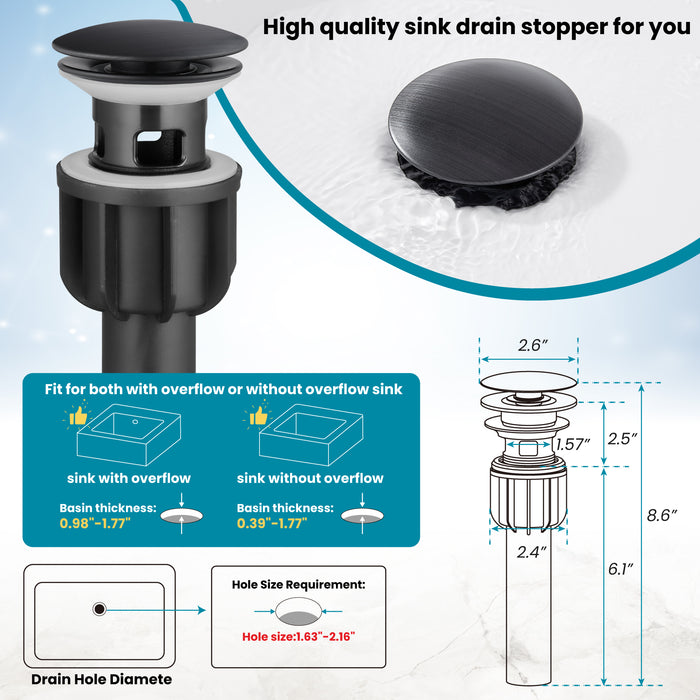 gotonovo Waterfall Bathroom Faucet,Single Handle Bathroom Faucets for Sink 1 Hole,Bathroom Sink Faucet Stainless Steel Mixer Tap Wash Basin Faucet