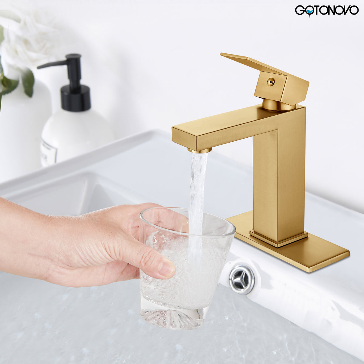 GOT7 ③ gotonovo 3 Hole 2 Handles Lavatory Basin Bathroom Sink