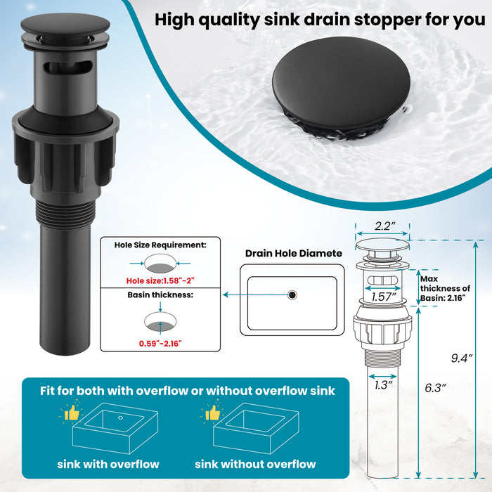 gotonovo Widespread Waterfall Bathroom Faucets for Sink 3 Hole 8 Inch Farmhouse Sink Faucet Set Waterfall Faucet Lavatory 2 Handles and Supply Lines Mix Tap