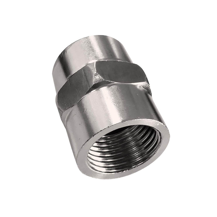 304 Metal Stainless Steel Pipe Fitting, Coupling, Npt 1/2 x Npt 1/2 Inch Female Pipe