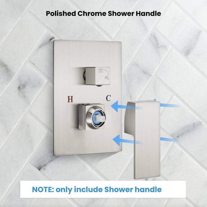 Gotonovo Bathroom Shower Handle Fit For Most Shower Fixture