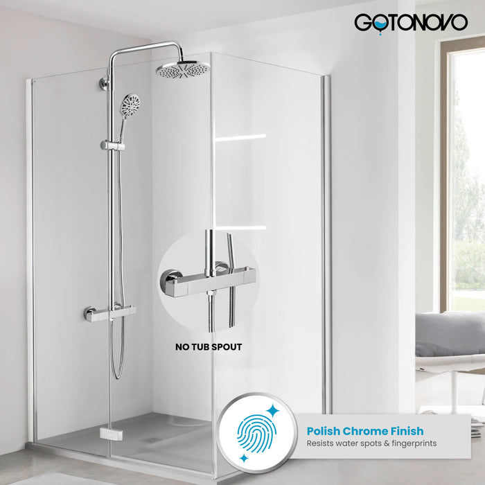 Adjustable Wall Mount for Hand Shower in Chrome