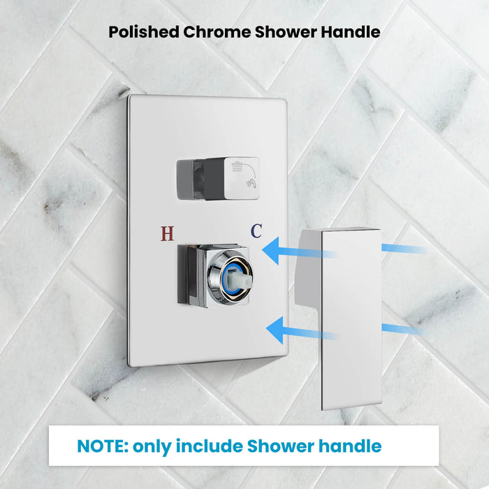 Gotonovo Bathroom Shower Handle Fit For Most Shower Fixture