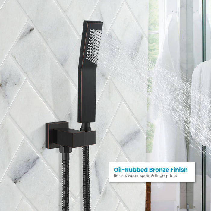 Gotonovo Messing L-stijl Handdouche Hogedruk Enkele Functie Luxe Handdouche 