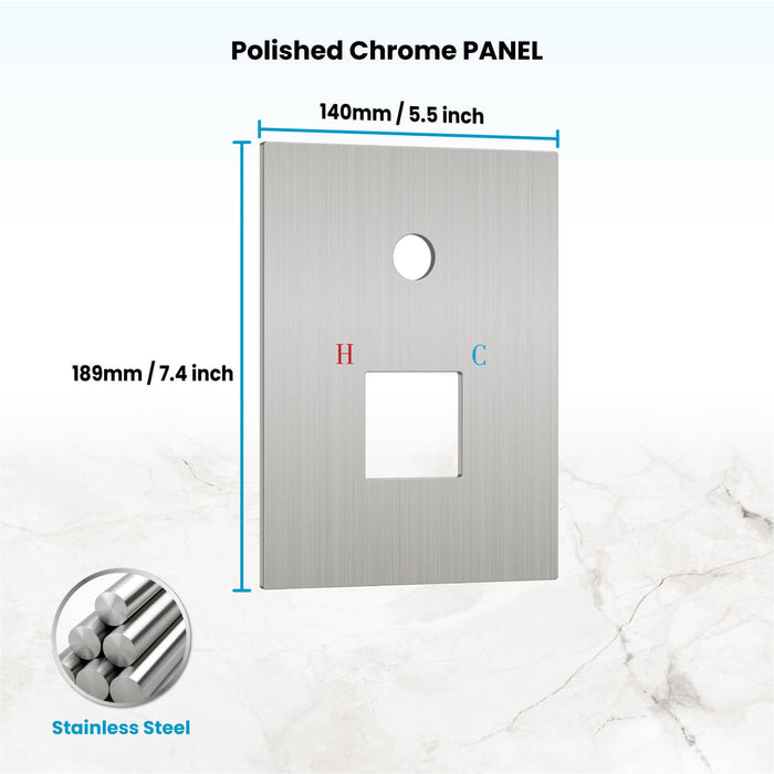 Gotonovo Shower Valve Panel Stainless Steel