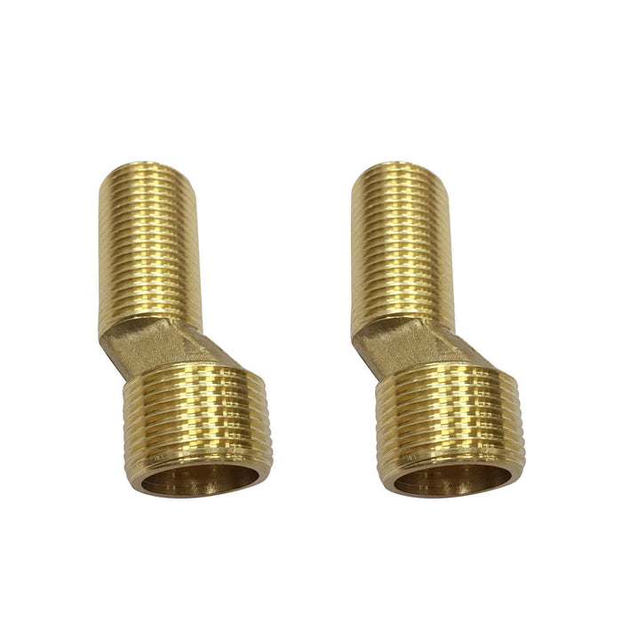 Massief messing buighoekadapter kraanadapter