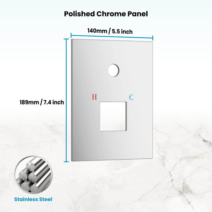 Gotonovo Shower Valve Panel Stainless Steel