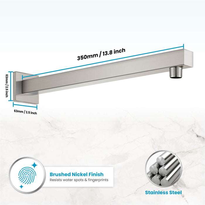 Gotonovo wandmontage douchearm met flens (armlengte 35 cm en 40 cm) 