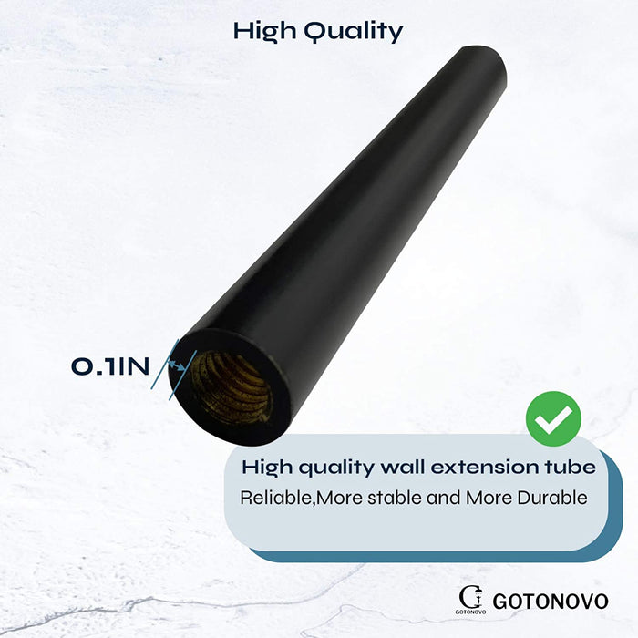 gotonovo Round Shower Pipe Easy to Install & Durable Commercial Shower Pipe Extension for Bathroom System