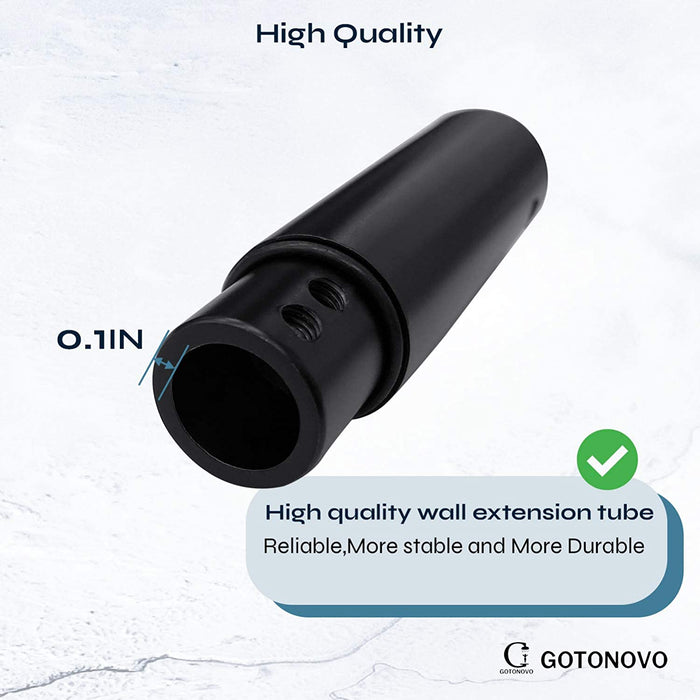 gotonovo Round Shower Pipe Easy to Install & Durable Commercial Shower Pipe Extension for Bathroom System