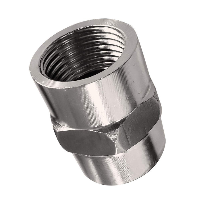 304 Metal Stainless Steel Pipe Fitting, Coupling, Npt 1/2 x Npt 1/2 Inch Female Pipe