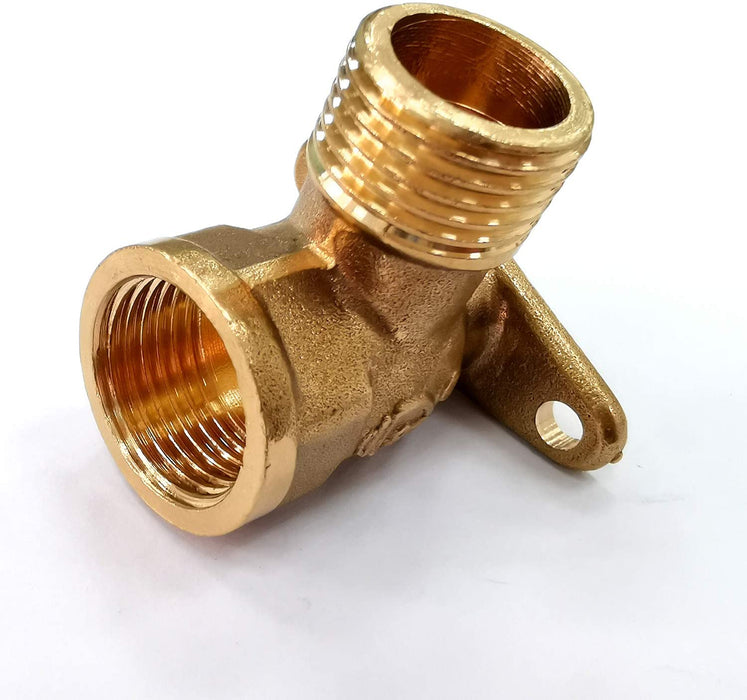 G1/2 Male x G1/2 Inch Female Straight Thread Brass Pipe Fittings 90 De —  gotonovo